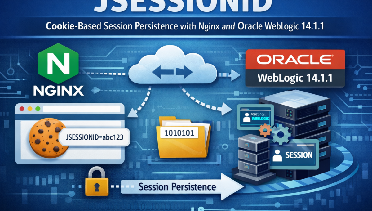 JSESSIONID Cookie-Based Session Persistence with Nginx and Oracle WebLogic 14.1.1