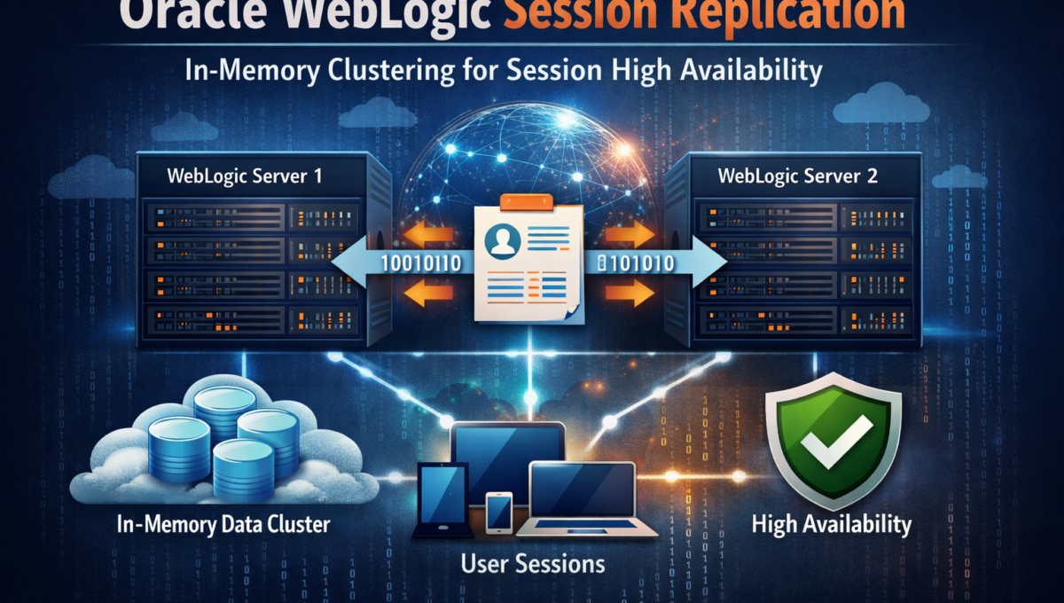 Oracle WebLogic Session Replication: In-Memory Clustering for Session High Availability