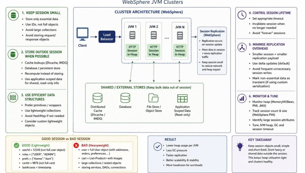 How to Keep Session Data Light in Enterprise J2EE Applications